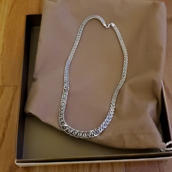 Sterling Sliver Wheat Necklace - Picture 3 of 12